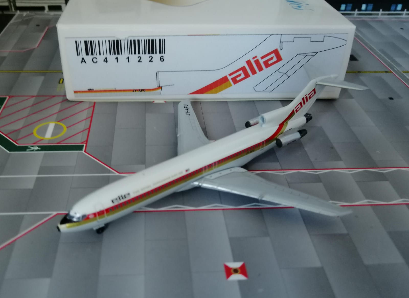 AEROCLASSICS ALIA JORDANIAN BOEING B727 JY-AFU 1/400