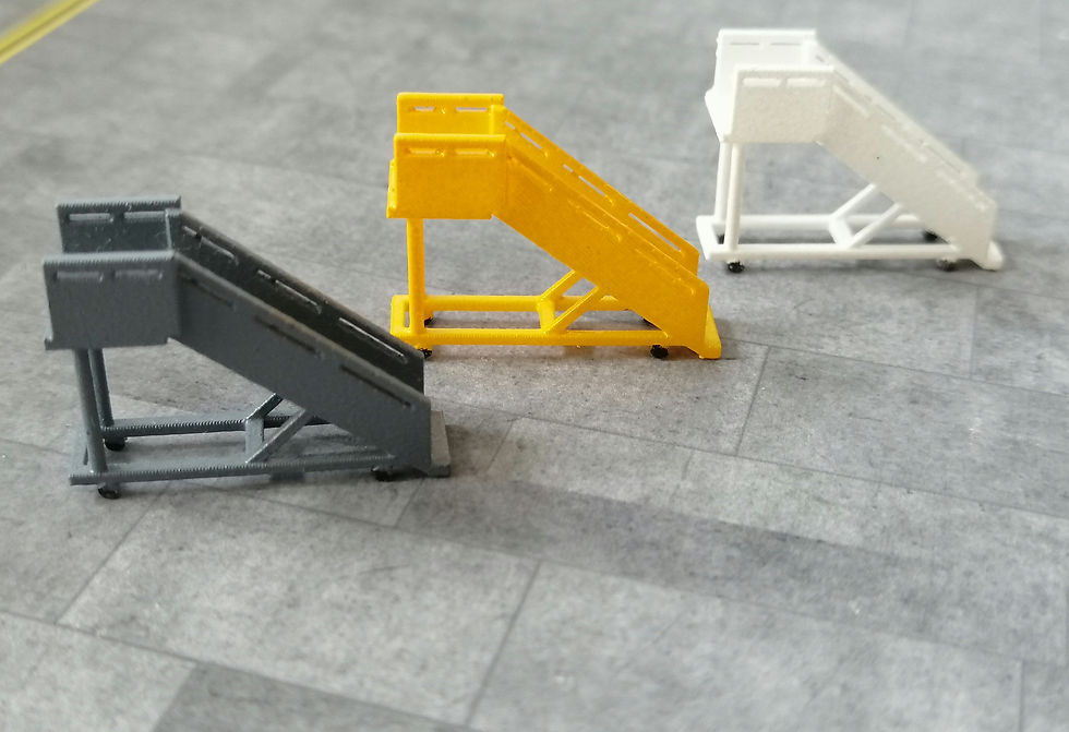 Küçük resim: WINGS400 PASSENGER STAIRS / GSE  (X3) REGIONAL AIRCRAFT 1/200