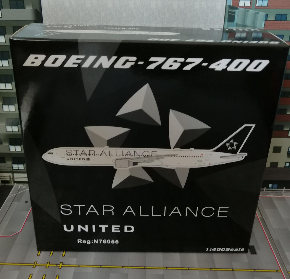 PANDA MODELS UNITED "STAR ALLIANCE" BOEING B767-400 N76055 1/400