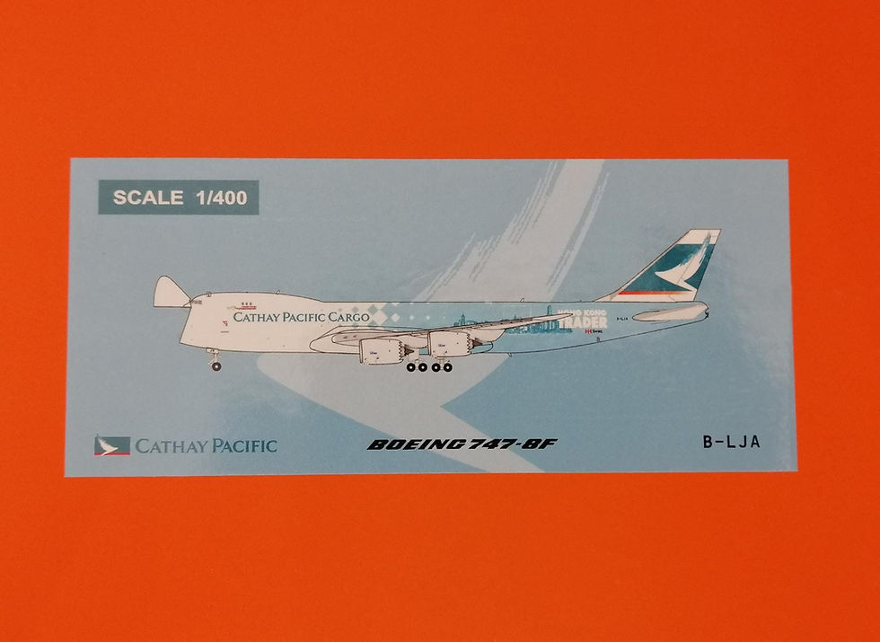 Thumbnail: JC WINGS CATHAY PACIFIC BOEING B747-8F B-LJA "HK TRADER" INTERACTIVE 1/400