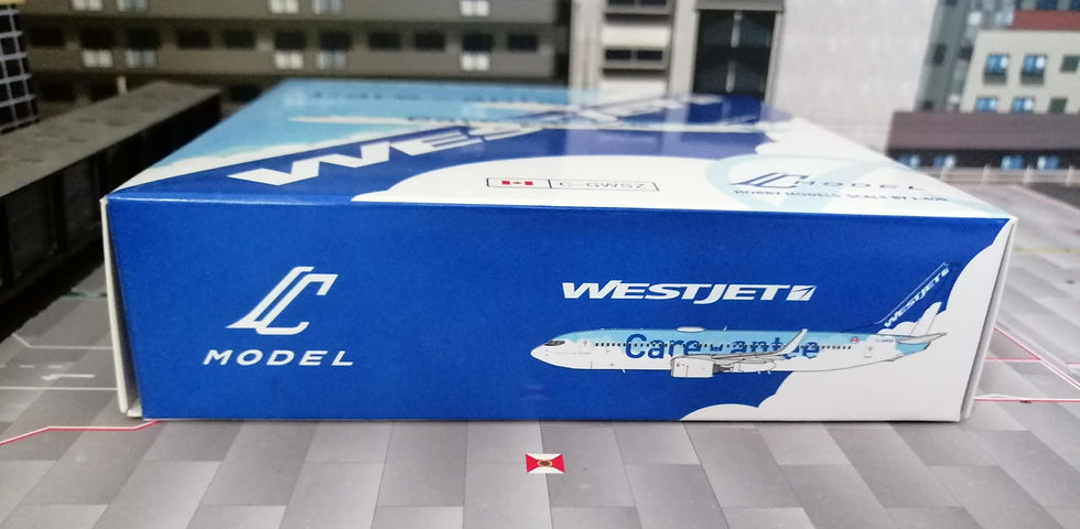 Thumbnail: PANDA MODELS WESTJET BOEING B737-800 C-GWSZ  "CARE -ANTEE" 1/400