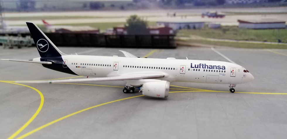 Miniatyrbilde: AV400 LUFTHANSA BOEING B787-9 A7-D-ABPA 1/400 WB4017