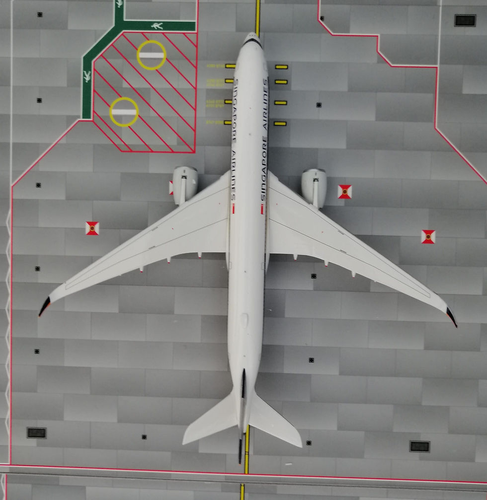 Miniature : PANDA MODELS SINGAPORE AIRLINES AIRBUS A350-941ULR 9V-SGG 1/400