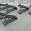 Miniaturebillede: WINGS400 PASSENGER STAIRS / GSE  (SET OF 6) LARGE AIRCRAFT 1/400 SCALE GREY NEW DESIGN
