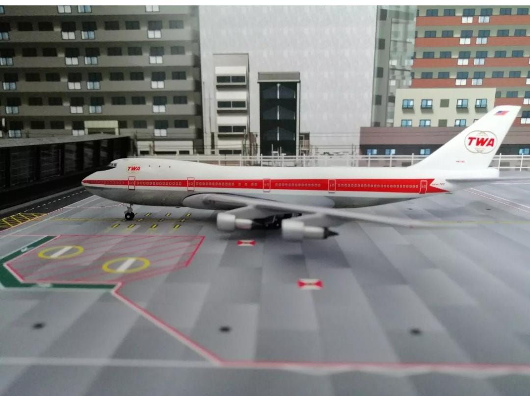 AEROCLASSICS TWA-TRANS WORLD BOEING 747-131 N93102  1/400
