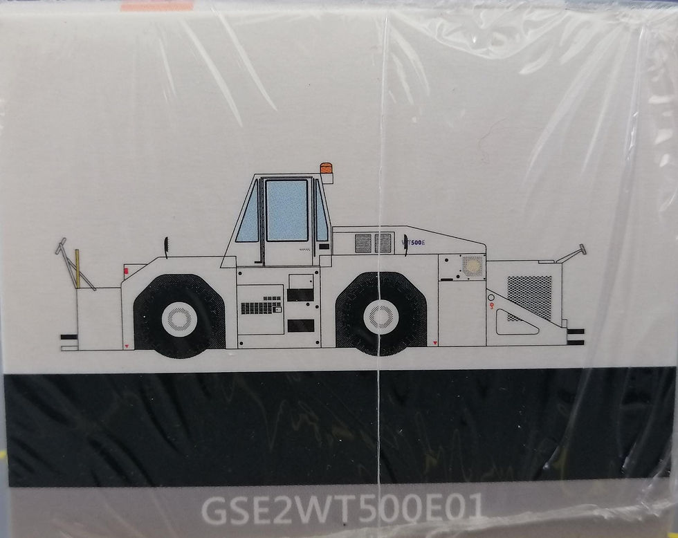 Miniaturebillede: JC WINGS AIRPORT ACCESSORIES KOMATSU WT500E01 BLANK TOWING TRACTOR SCALE 1/200