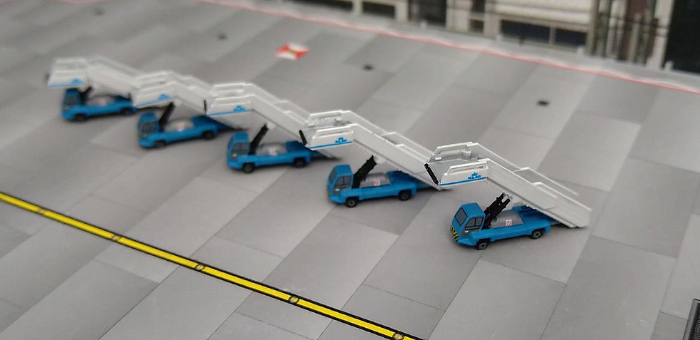 縮圖：INFINITE MODEL ACCESSORIES - GSE  PASSENGER STAIRS  ABS-580 KLM 1/400