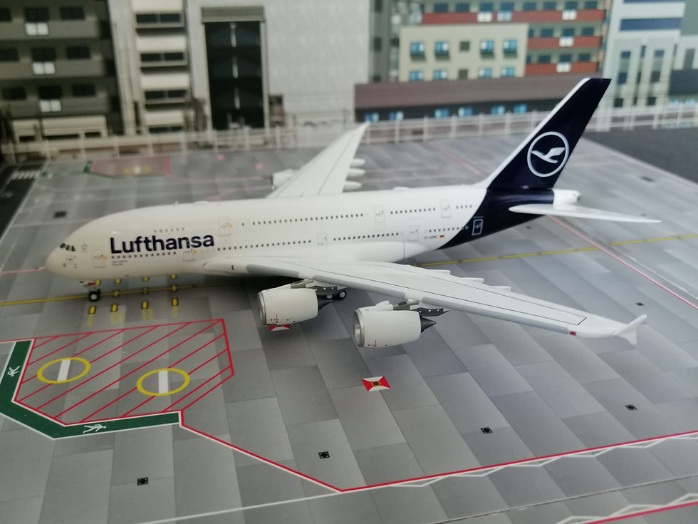 Miniaturebillede: APOLLO LUFTHANSA  AIRBUS A380 D-AIMC 1/400