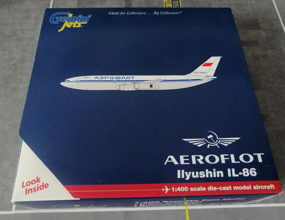 GEMINI JETS AEROFLOT ILYUSHIN IL-86 CCCP- 86015 1/400