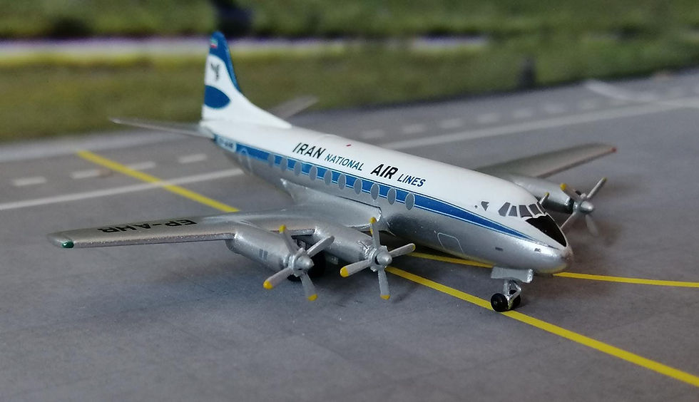 Miniature : AEROCLASSICS IRAN AIR VISCOUNT 700 EP-AHB  1/400 AC411014