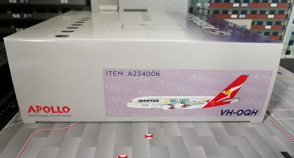 APOLLO QANTAS AIRBUS A380 "WALLABIES" VH-OQH 1/400