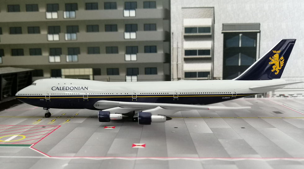 AVIATION400  CALEDONIAN  BOEING B747-200  G-BMGS  1/400