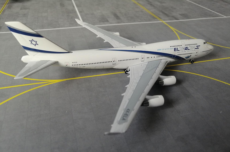 サムネイル： BIGBIRD  EL-AL ISRAEL AIRLINES B747-400 4X-ELA "CHILDRENS  FLIGHT SUMMER 2004"