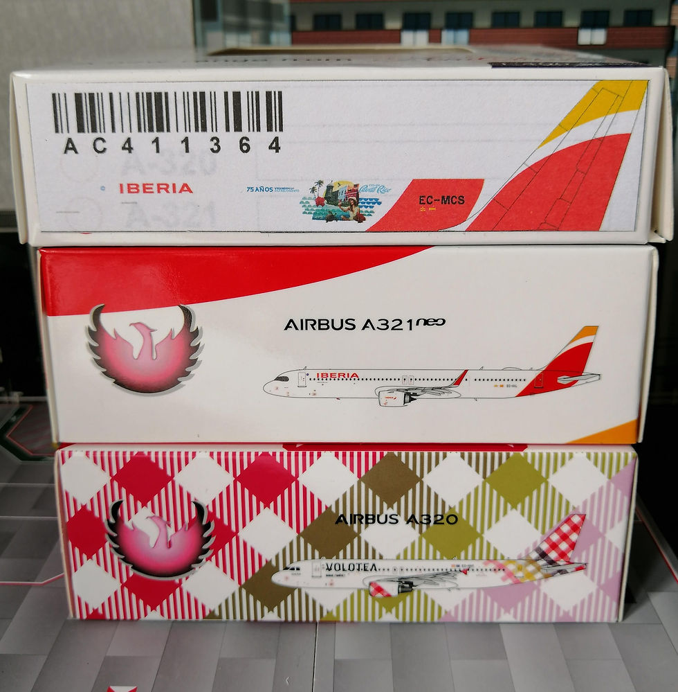 PHOENIX / AEROCLASICS AIRBUS A320 FAMILY SPANISH TRIPLE SET 1/400