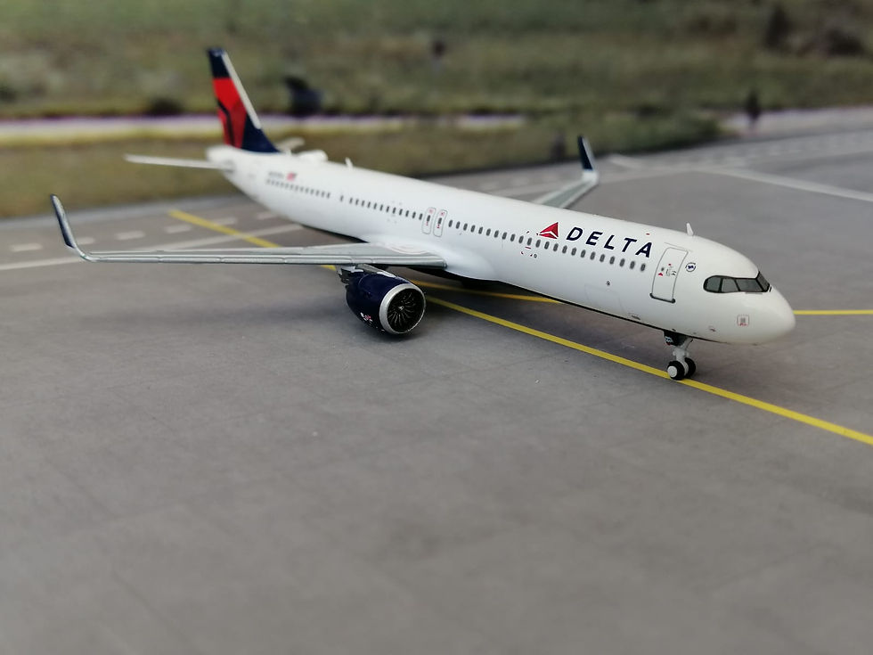 Miniature : PANDA MODELS DELTA AIRLINES AIRBUS A321NEO N501DA 1/400