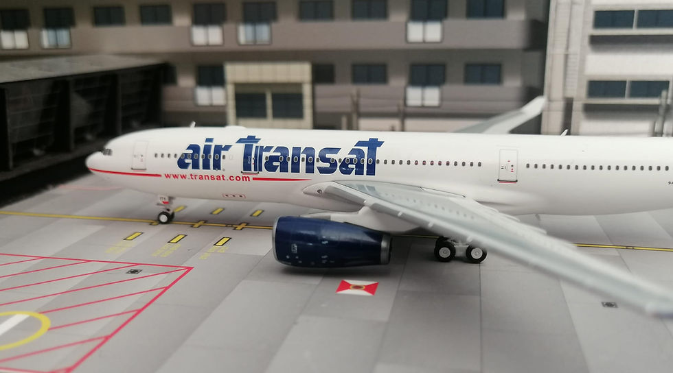 Miniaturebillede: KYLIN MODELS AIR TRANSAT AIRBUS A330-200 C-GITS "AZORES GLIDER" 1/400