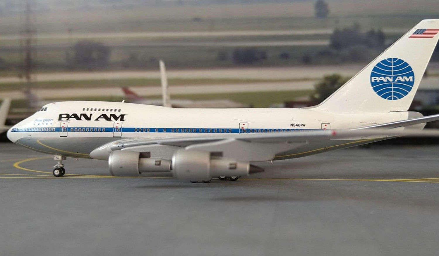 NG MODELS PANAM B747SP N540PA 1/400