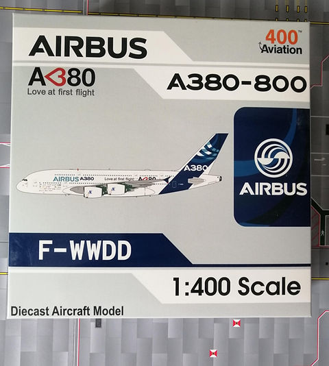 航空機・ヘリコプター AIRBUS A380 Love at first flight 1/400 for Aviation for Airbus A380 F-WWDD Love at first flight 1