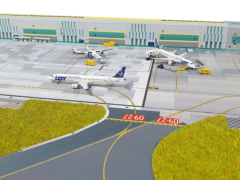 Miniaturebillede: A4 LCY MODEL AIRPORT 400071 &  400072 1/400
