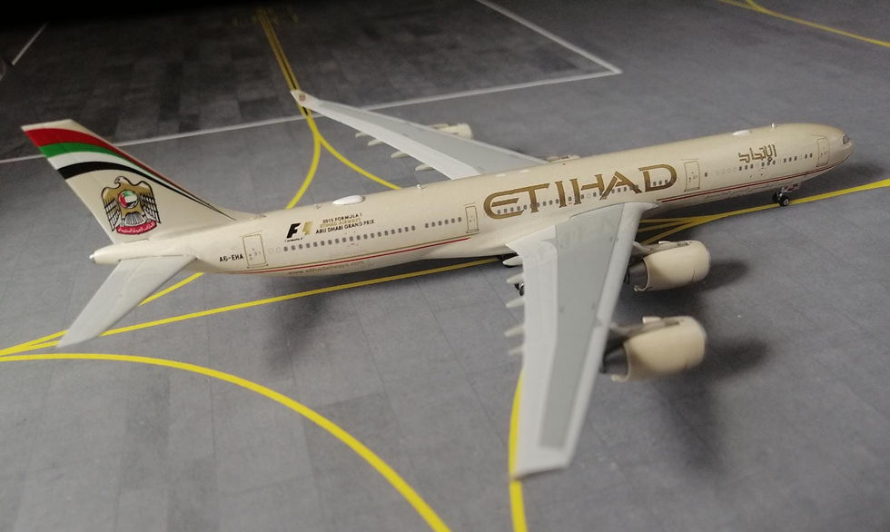 PHOENIX ETIHAD AIRBUS A340-500 A6-EHA "F1 ABUDHABI 2015"  1/400