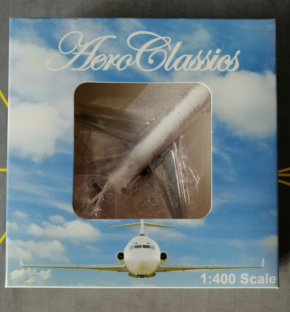 Miniaturebillede: AEROCLASSICS DAN-AIR B727-100 G-BAFZ  1/400