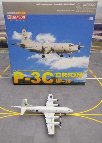 ドラゴン 1/400 P-3C オライオン アメリカ海軍 VP-16 DRAGON WINGS P-3C ORION VP-16 NAVY ANTI SUB PATROL 1/400