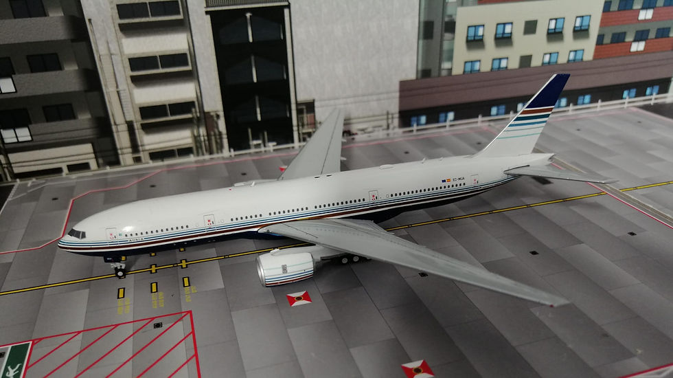 JC WINGS PRIVILEGE  AURIA  BOEING B777-200ER EC-MUA 1/400
