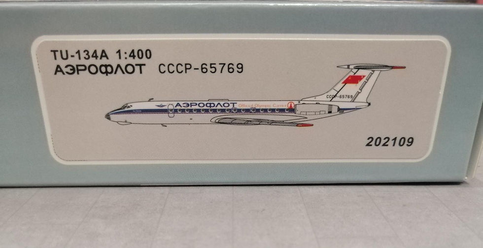 Miniatura: PANDA MODELS AEROFLOT TU-134A CCCP-65769 "OLYMPICS"  1/400