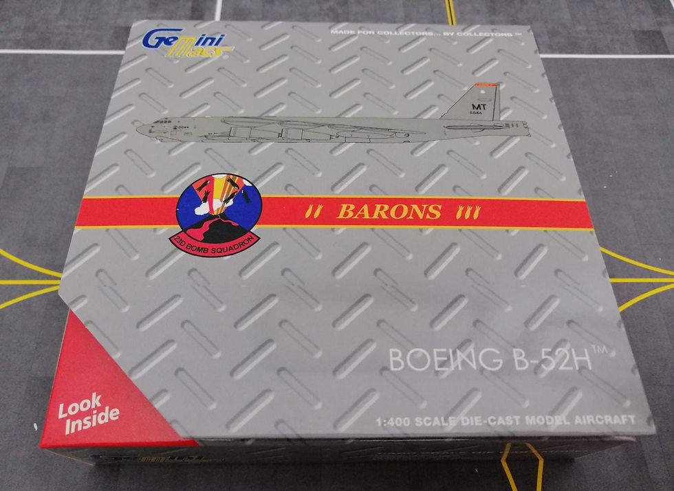 GEMINI MACS USAF BOEING B-52H STRATOFORTESS "BARONS" 60-0044 1/400
