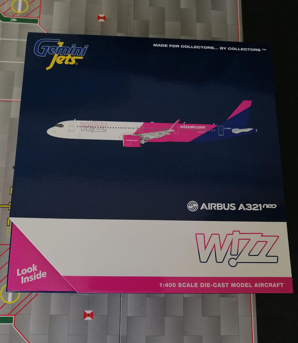 GEMINI JETS WIZZ AIR AIRBUS  A321 NEO G-WUNB   1400