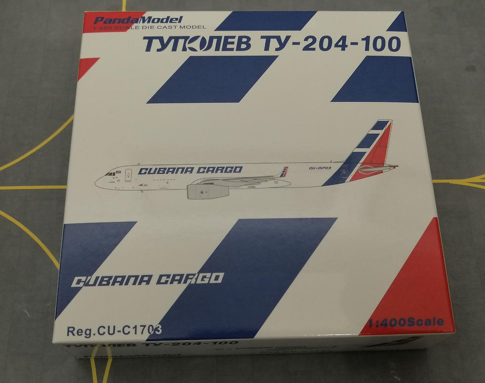 Miniature : PANDA MODELS CUBANA CARGO TUPOLEV CU-C1703  1/400