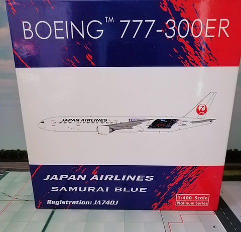 BX -PHOENIX MODELS JAL-JAPAN AIRLINES BOEING B777-300ER JA740J (SAMURAI BLUE)  | wings400
