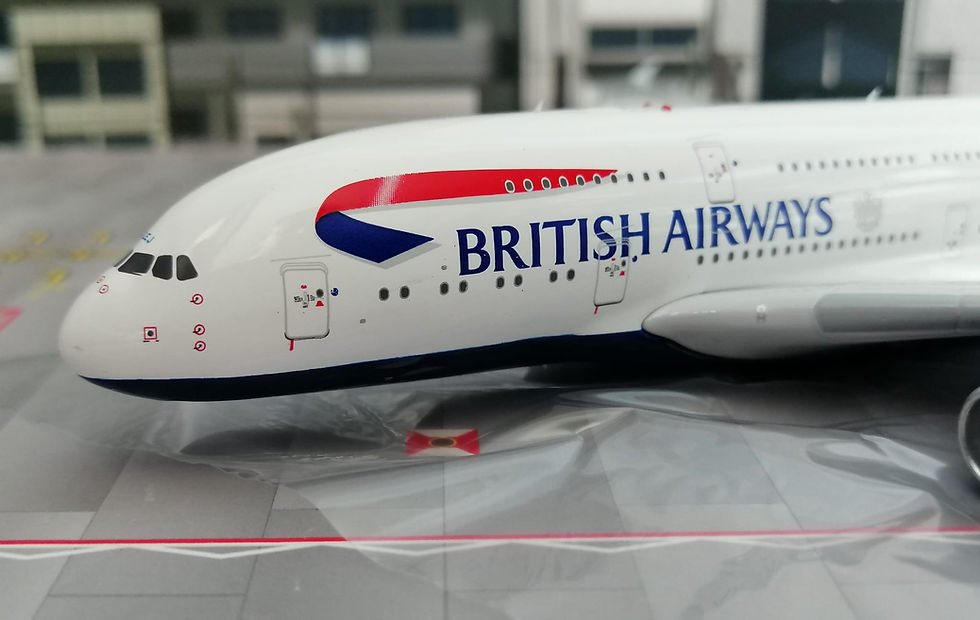 サムネイル： AV400 BRITISH AIRWAYS  AIRBUS A380-841 G-XLEJ 1/400