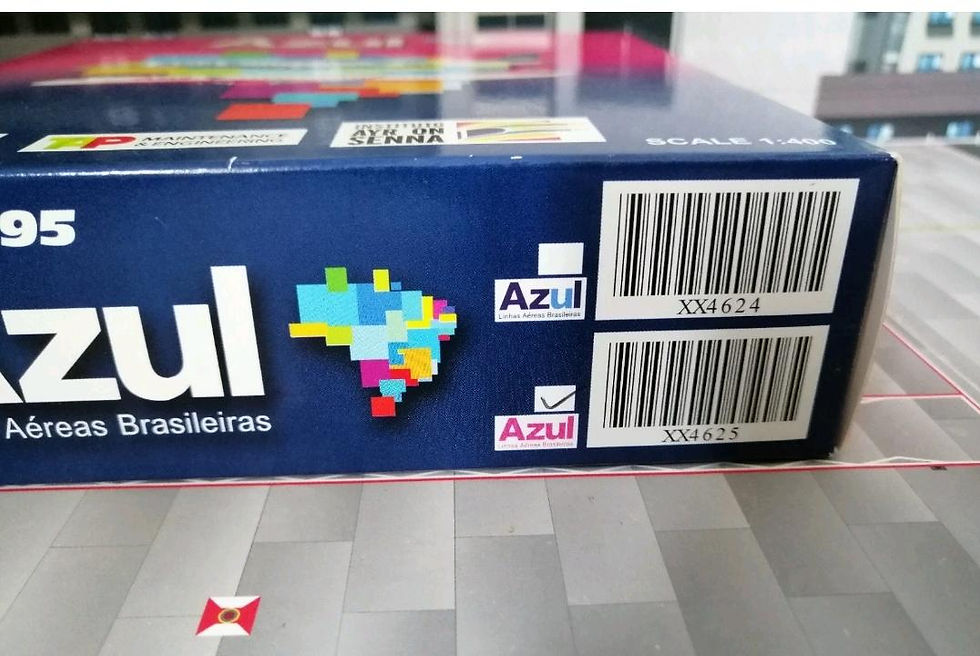 Miniature : Azul  Embraer ERJ-195 PR-AYO Rosa e Azul  livery 1/400 by JC Wings.