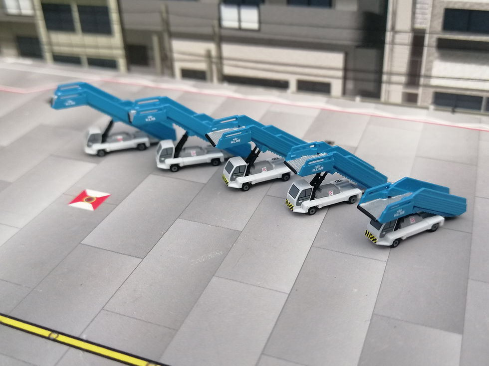 縮圖：INFINITE MODEL ACCESSORIES - GSE  PASSENGER STAIRS  KLM 1400