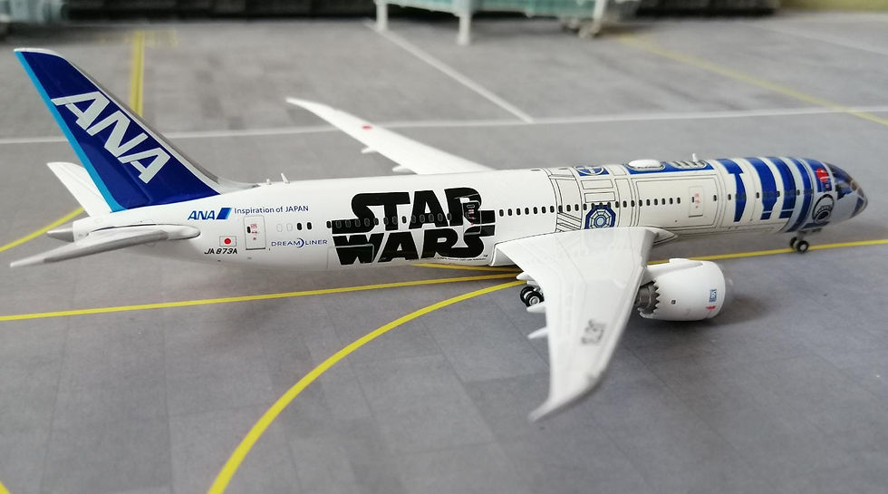 ANA- ALL NIPPON AIRWAYS BOEING 787-9 JA873A STAR WARS- R2D2  1/400