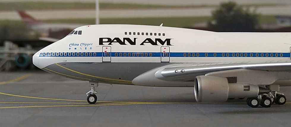 Miniaturebillede: NG MODELS PANAM B747SP N540PA 1/400
