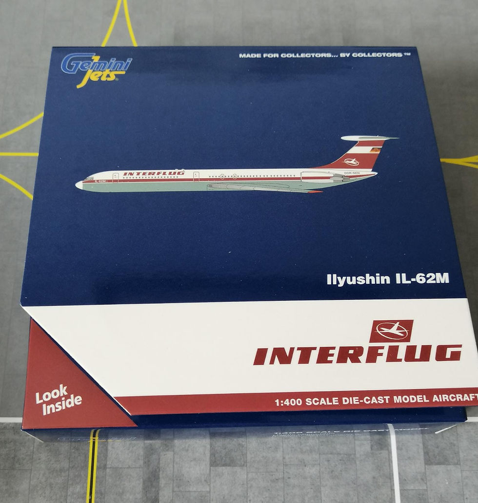 Miniaturebillede: GEMINI JETS INTERFLUG IL-62M DDR-SEN 1/400