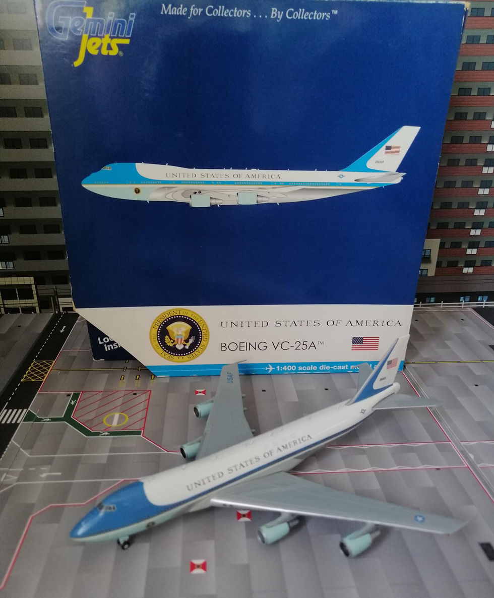 GEMINI JETS USAF VC-25A  AIR FORCE ONE 28000 1/400