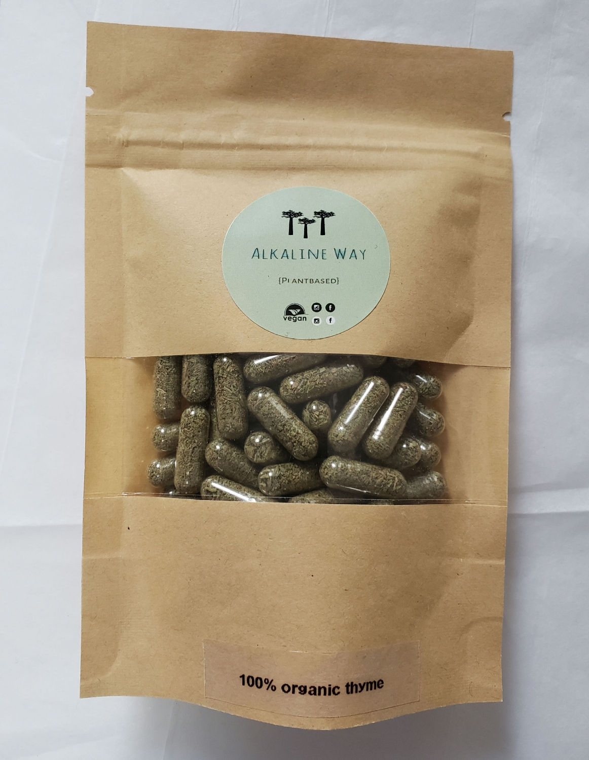 Organic Thyme Capsules (Thymus vulgaris)