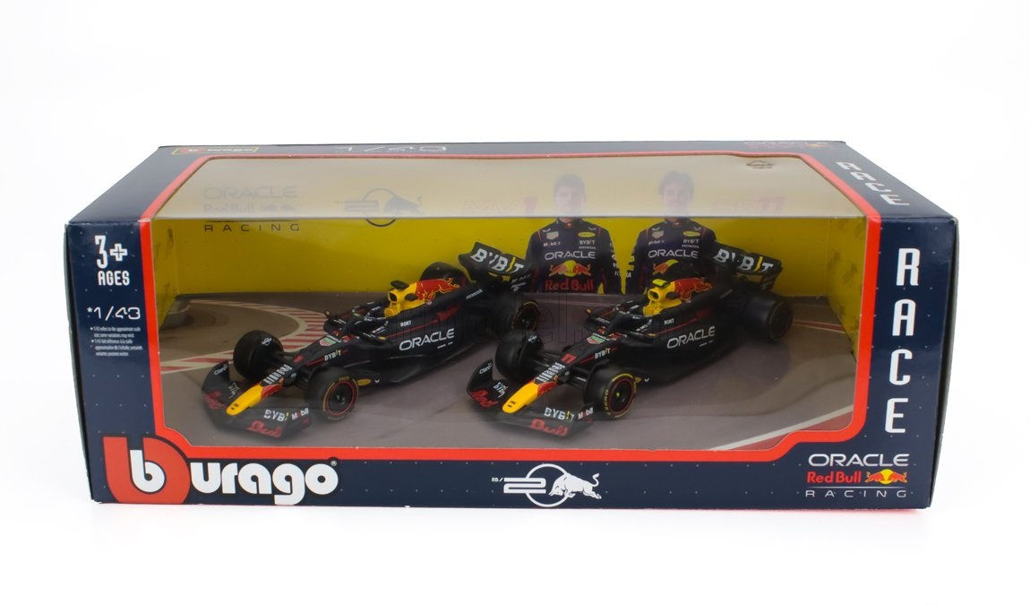 Red Bull RB20 M. Verstappen, S. Perez 2024 2er Set Bburago 1/43