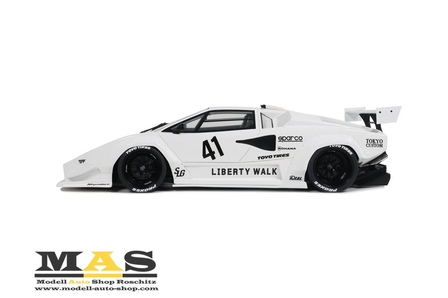 Miniaturbild: Lamborghini Countach LBWK Bodykit 2024 Weiß GT Spirit 1/18