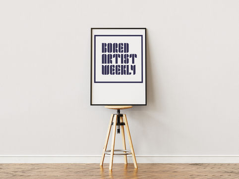 Bored Artist Weekly, publication logo