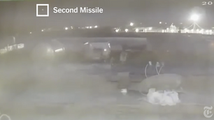 Nuevo video muestra 2 misiles iraníes golpeando un avión de pasajeros condenado