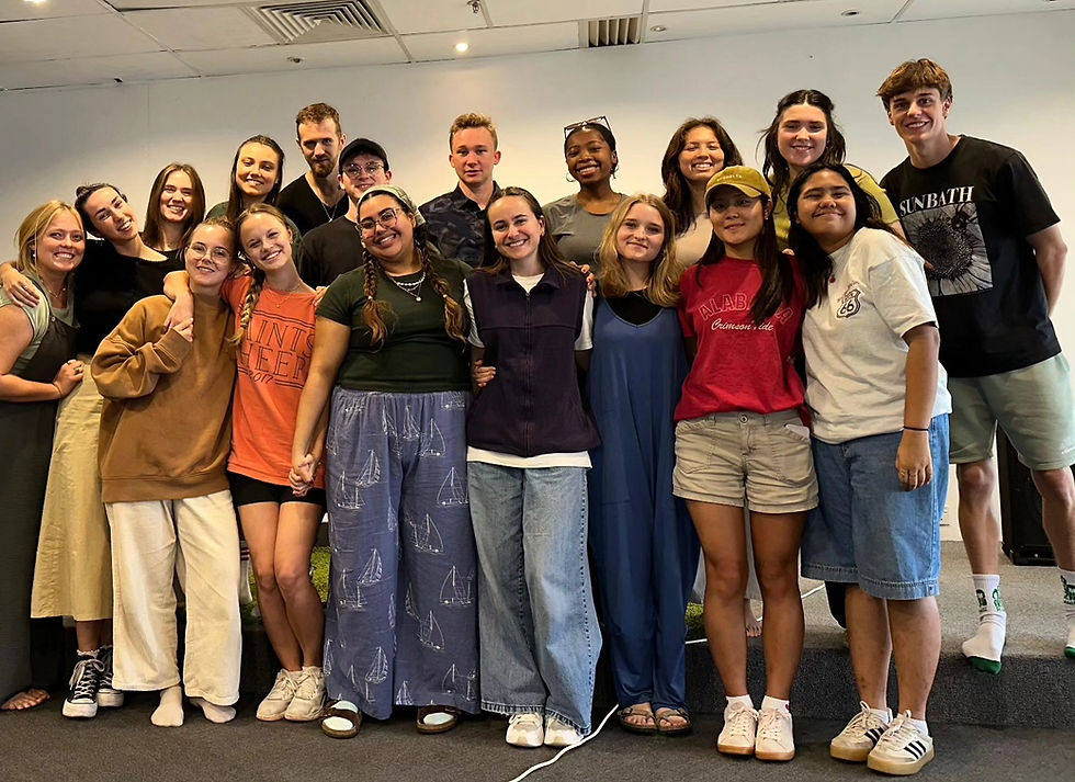 Here is the group of students that I got the opportunity to teach