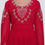 Thumbnail: Unique Contemporary Gown Dress - Red
