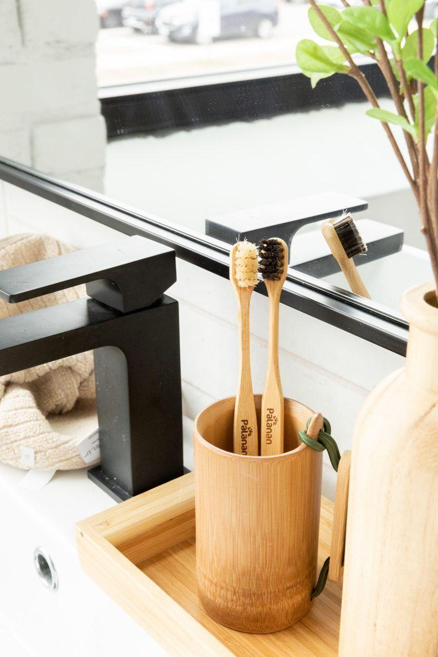 Thumbnail: 🌿 EcoPure™ Bamboo Toothbrush – Biodegradable & Disposable
