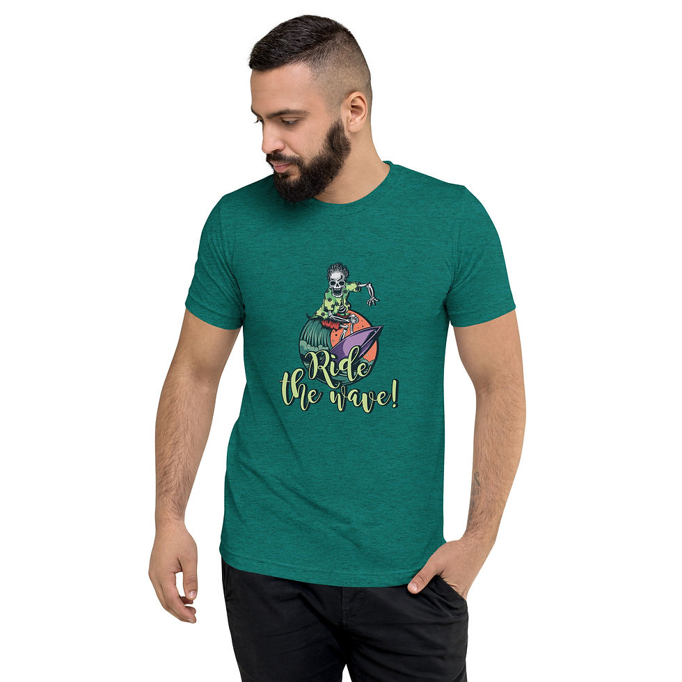 Thumbnail: Embroidered short-sleeve t-shirt -Embroidered Bliss Tee with intricate design, perfect for casual wear and everyday comfort