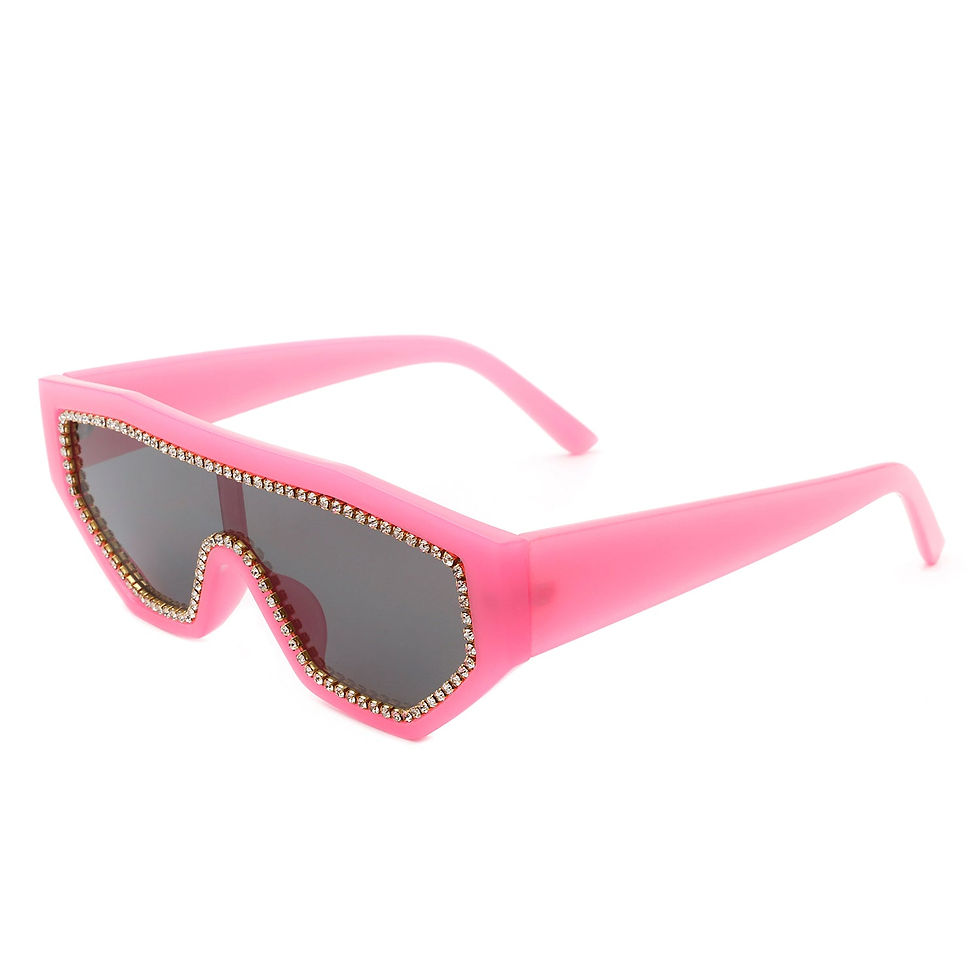 Thumbnail: Goldleaf - Geometric Glitter Square Fashion Women Sunglasses