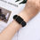 Thumbnail: Elastic Scrunchie Apple Watch Band - Black